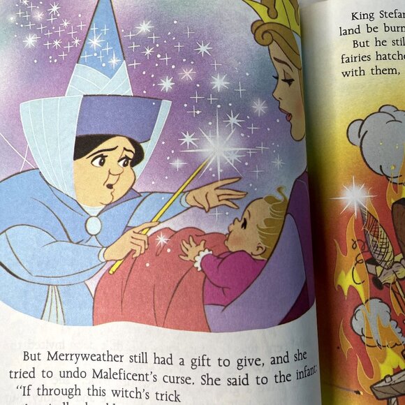 Walt Disney Sleeping Beauty Little Golden Book 1986  Childrens Story Book u - Picture 6 of 7